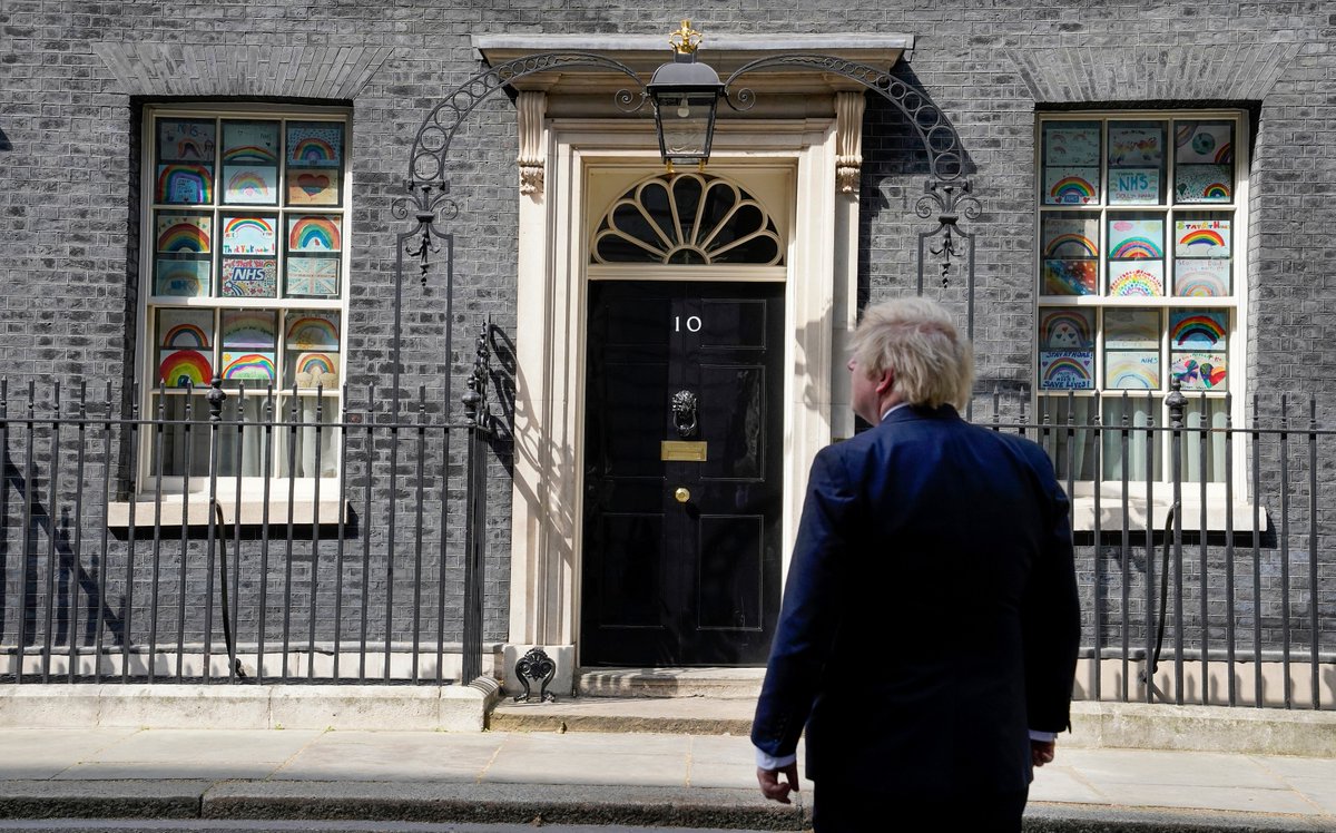 Uk Prime Minister Thank You To All The Families Who Have Sent In Drawings For The Front Window Of Downing Street The Rainbows In Windows Across The Nation Are A