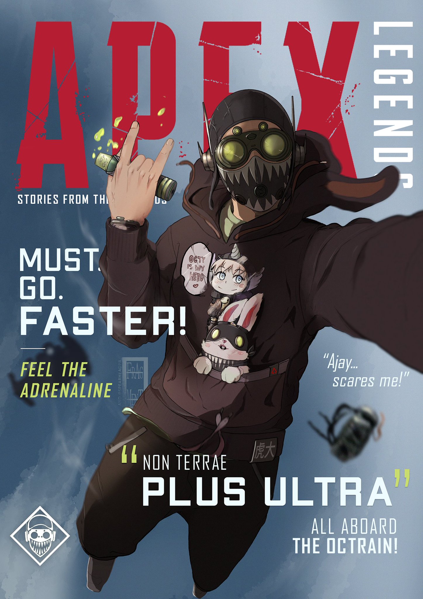 Fragment And Here Goes My 2nd Apex Legends Mag Cover Featuring Octane I Was Going For A Redbulletin Vibe And Octane Jumping Out Of The Dropship Catching His Parachute Fragment And Here Goes My 2nd Apex Legends Mag Cover Featuring Octane I Was Going For A Redbulletin Vibe And Octane Jumping Out Of The Dropship Catching His Parachute