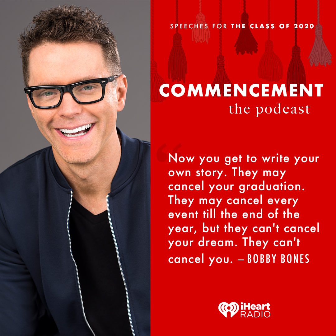 I did a commencement speech podcast.  Check it out iheart.com/podcast/1119-c…