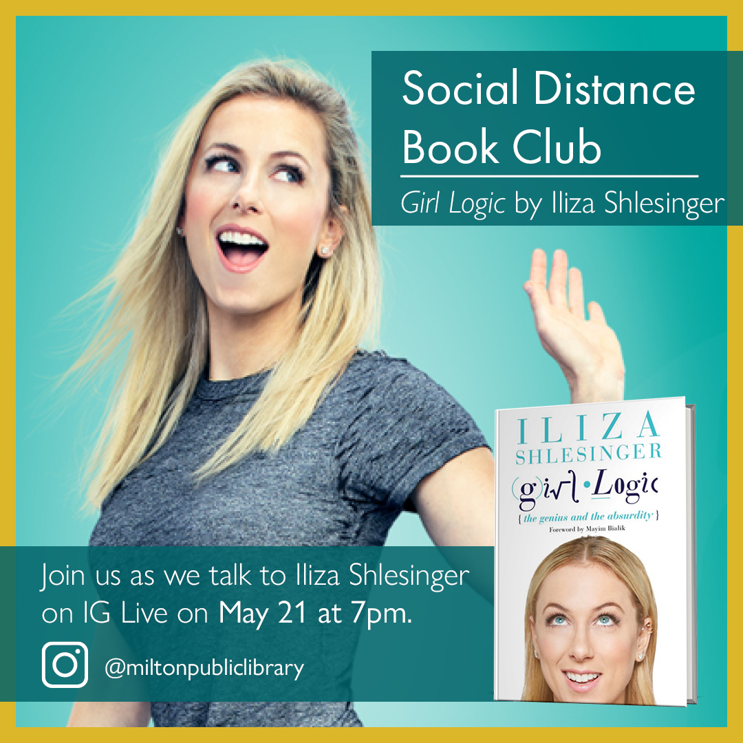 Milton_Library's tweet photo. Exciting event alert! 🚨

This Thursday we will be joined by @iliza herself to discuss her book "Girl Logic: The Genius and the Absurdity”. 

Borrow Iliza’s book on cloudLibrary: https://t.co/ydceEbBQlt

View some of Iliza’s specials on Hoopla: https://t.co/AJ5qNEqM50 https://t.co/NnTXFs8nvh