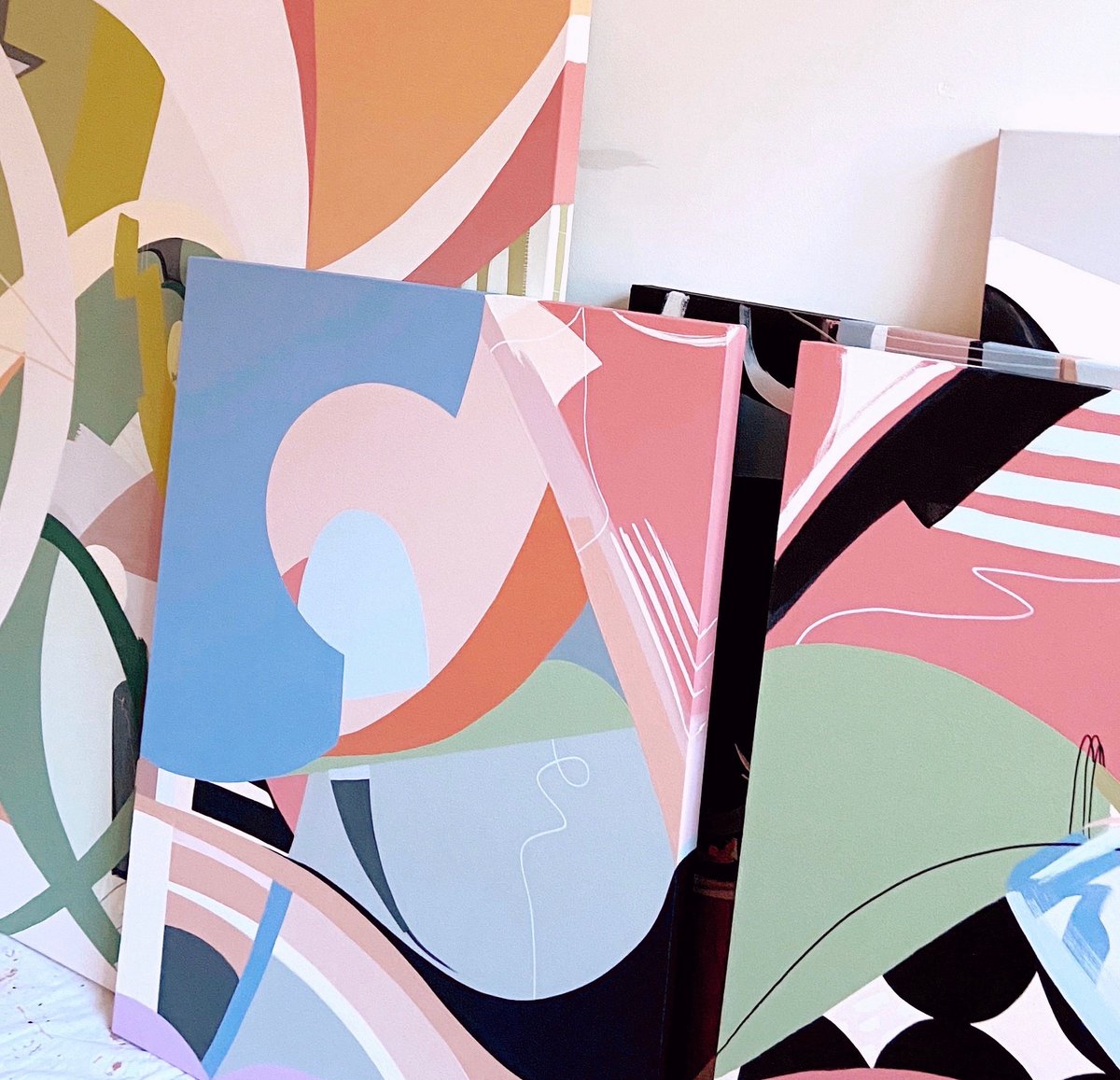 I’ve just launched my first collection of abstract canvases if you’d like to have a mooch - jazzstan.co.uk 👀