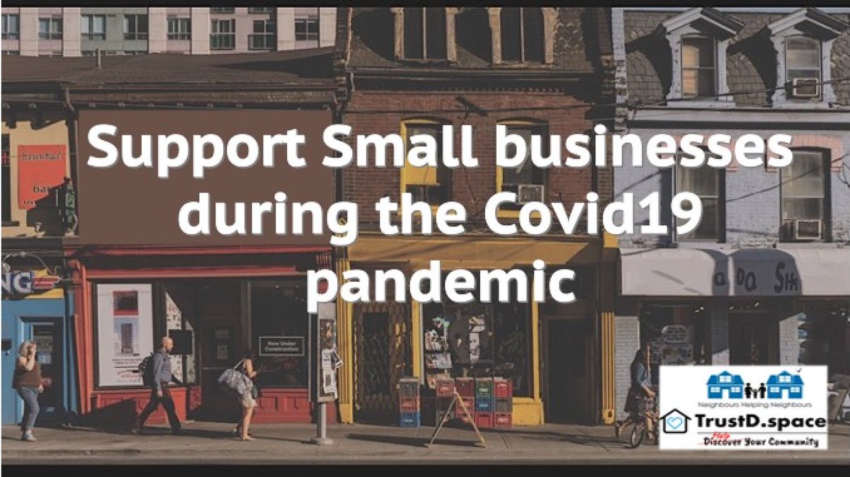 As a small business owner, you can easily reach your local audience by using @TrustDspace. You can offer discounts to members and stay closer to your #community. 

We can come together despite our #socialdistancing!

#Covid19 #TorontoBIA #Localbusinesses #SupportSmall #ShopLocal