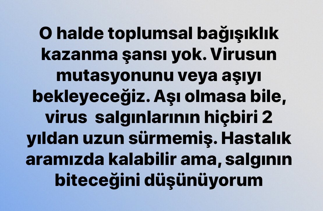 Salgın nasıl bitecek?