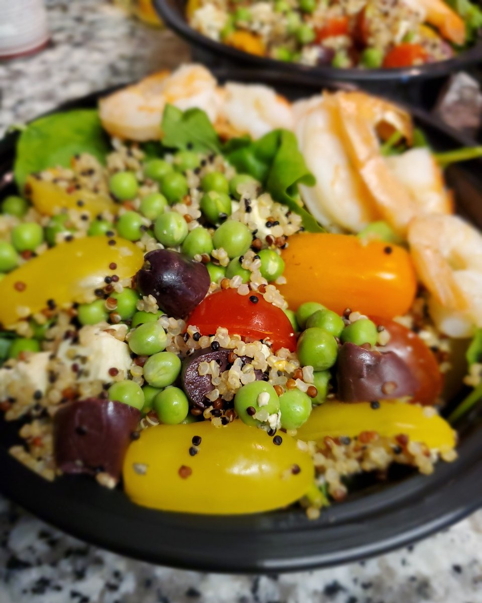 basenjimomcom's tweet photo. RT @spoonful_health: Proteins shrimp salad.
#asohwl
#mealplans
#mealprep
#healthcoach
#nutritioncoach
#mealsforsale
#pescatarian
#customizedmeals
#healthylifestyle
#atlantaeats
#busymom
#weightgain
#weightloss
#nutritionandmovement
#heal⦠https://t.co/4bfzdmq62t