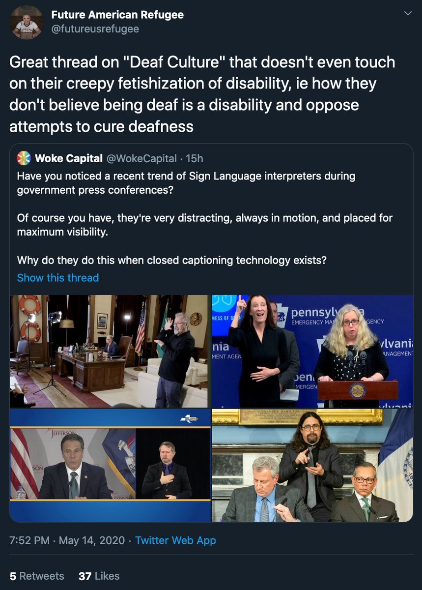 Some in my replies giving firsthand accounts of with this sort of activism.Do not fall for Motte-and-Bailey tactics of the muh ableism crowd. This is NOT about inclusion or accessibility. This IS about exercising power, as with any time you are being Made to Care.