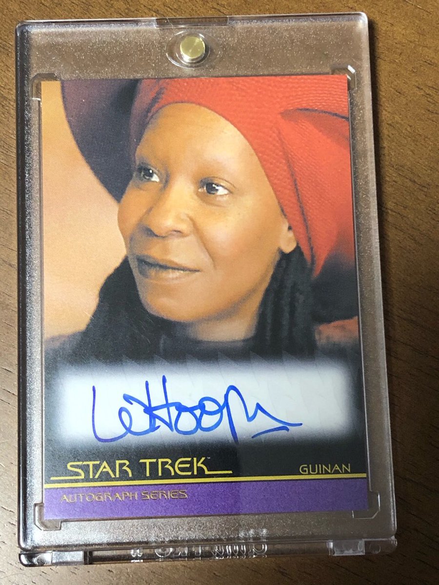Mizota No Twitter ウーピー ゴールドバーグさんのサインはスタートレックに封入されてます D 今見ても面白いの凄いな天使にラブソングを