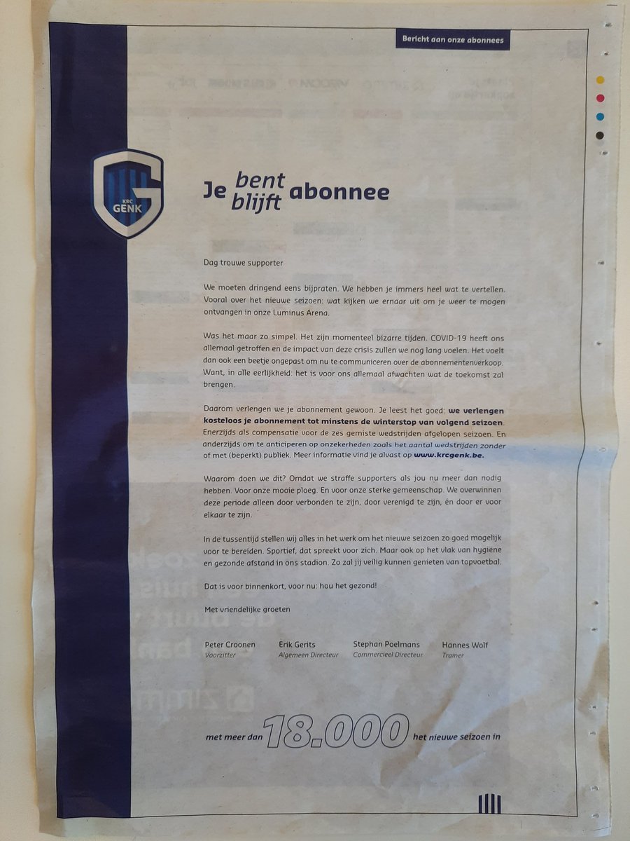fracuy's tweet photo. Bericht aan onze abonnees 

#krcgenk #ikblijfabonnee https://t.co/CDT4sCGvFG