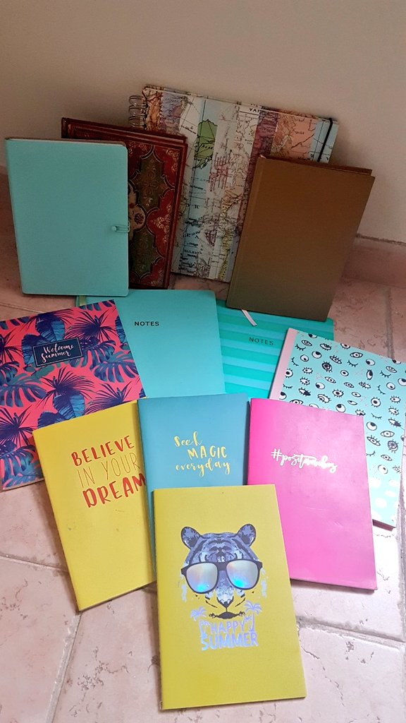 Nadz66033576's tweet image. Can you ever own too many notepads? In my eyes, no. 'The secret to getting ahead is getting started' Mark Twain. #notepadcollection #journalcollection #startwriting #blankpages #notepad #travelwriting #tellyourstory