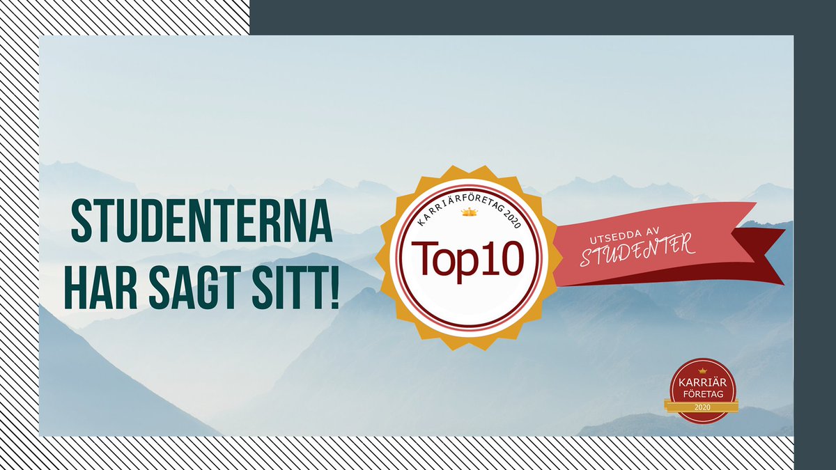 centiro's tweet photo. #Centiro placed number 5 when #Karriärföretagen asked IT-students to rank the most attractive workplaces in Sweden. It is truly a confirmation that all the effort we have put into our workplace and culture to stay relevant for young professionals who shape our future pays off! https://t.co/8XkwAD1LAv