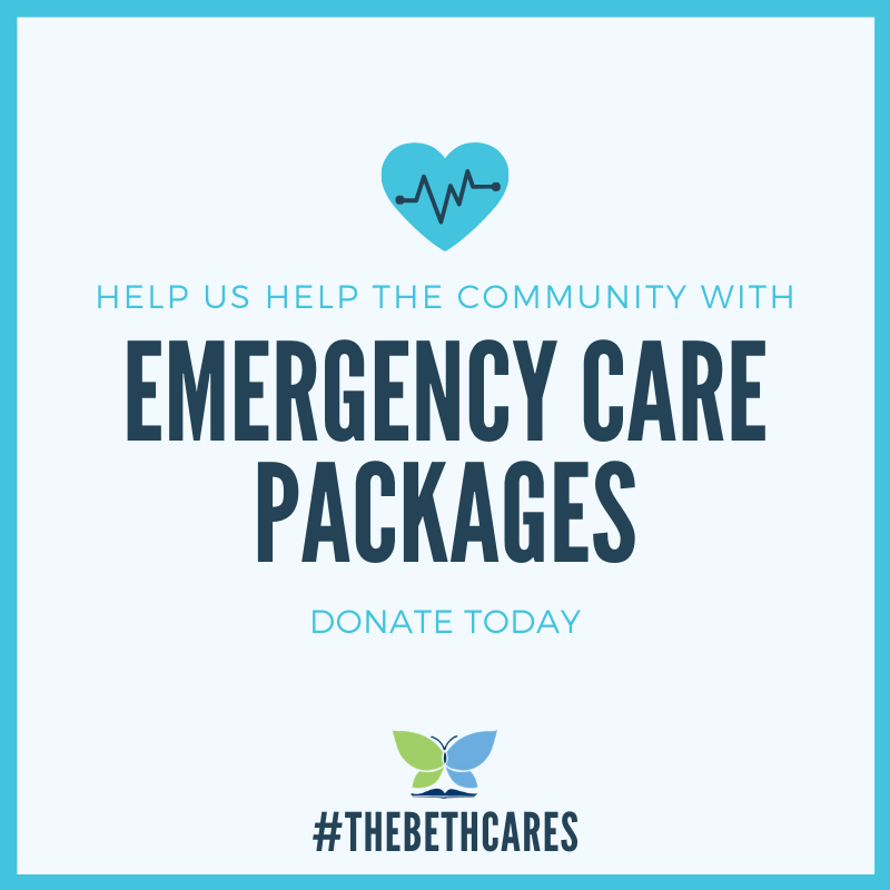 TheBethCenter's tweet photo. During the month of May, you can support our #thebethcares Campaign by helping us provide seniors and families with emergency care packages! Text giverelief to 243725 or visit https://t.co/z6mIKw4VoF to donate today! Each package will include masks, cleaning supplies, and more! https://t.co/HKAY6fNDWa