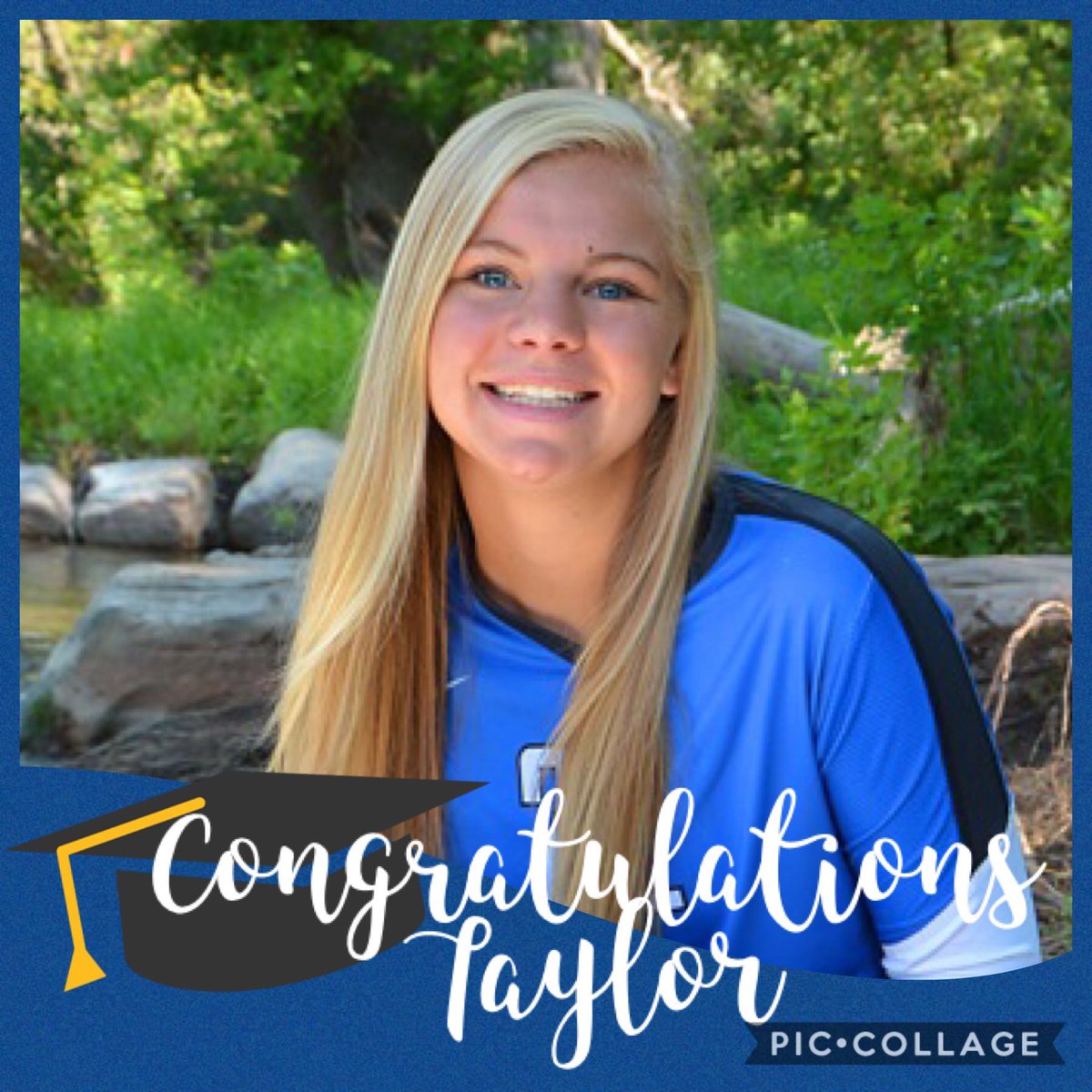 Today’s senior shoutout goes to <a href="/tdejong02/">Taylor DeJong</a>! We so hope your day is a great one! We know this was a hard way to end your senior year, but today we celebrate you! 💙💙💙💙