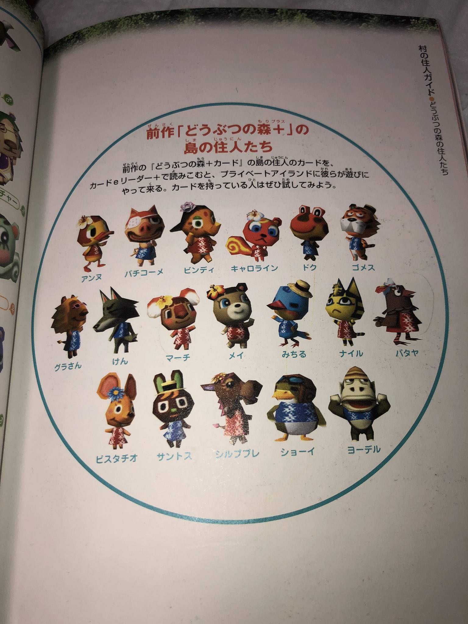 どうぶつの森e+ 住民カード