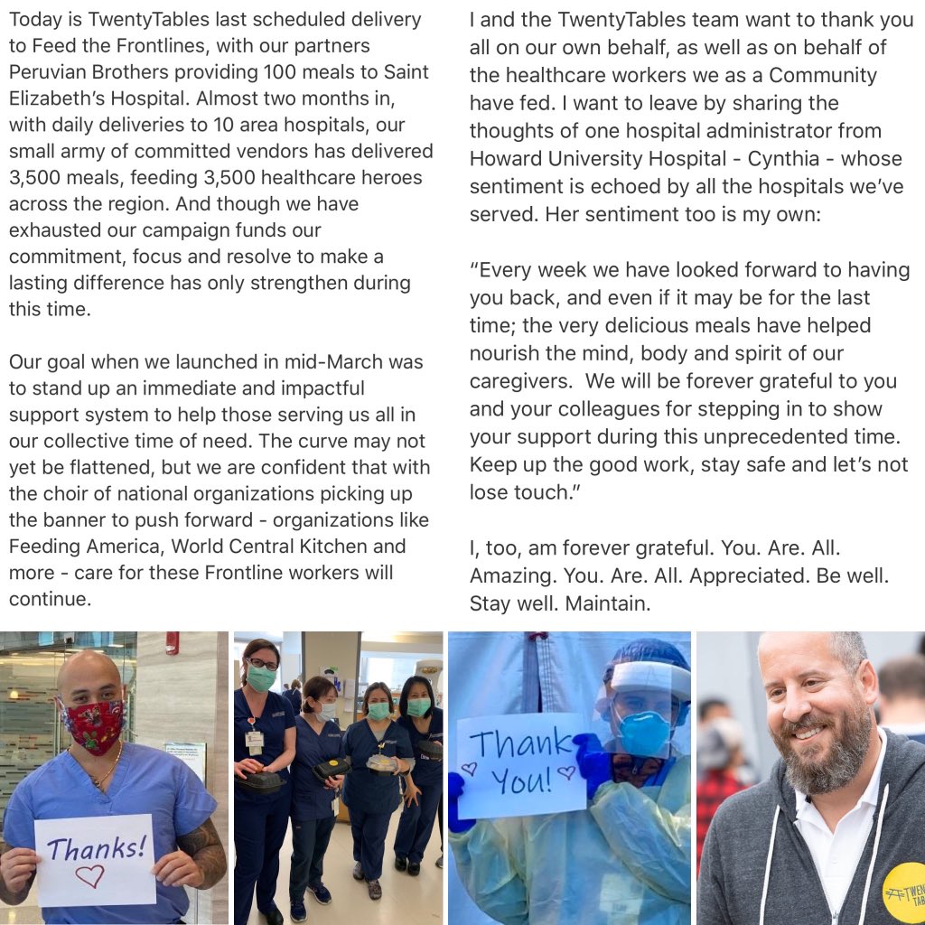 When all is said and done ... we made a difference. You made a difference. Our Community of Food. <a href="/HowardU/">Howard University</a> <a href="/GWHospital/">GWHospital</a> <a href="/ChildrensNatl/">Children's National Hospital 🏥</a> <a href="/MedStarWHC/">MedStar Washington</a> <a href="/MedStarGUH/">MedStar Georgetown</a> <a href="/sibleyonline/">Sibley Hospital JHM</a> <a href="/GW_MFA/">GW MFA</a> <a href="/VeteransHealth/">Veterans Health</a> <a href="/perubrothers/">Peruvian Brothers</a> <a href="/JerkAtNite/">JerkAtNite Inc.</a> <a href="/dckbbqbox/">DC KBBQ Taco Box</a> <a href="/DcWaffle/">DC waffle world</a> <a href="/caliburgerdc/">CaliBurger DC</a> <a href="/dcslices/">DC Slices</a> @soultarian