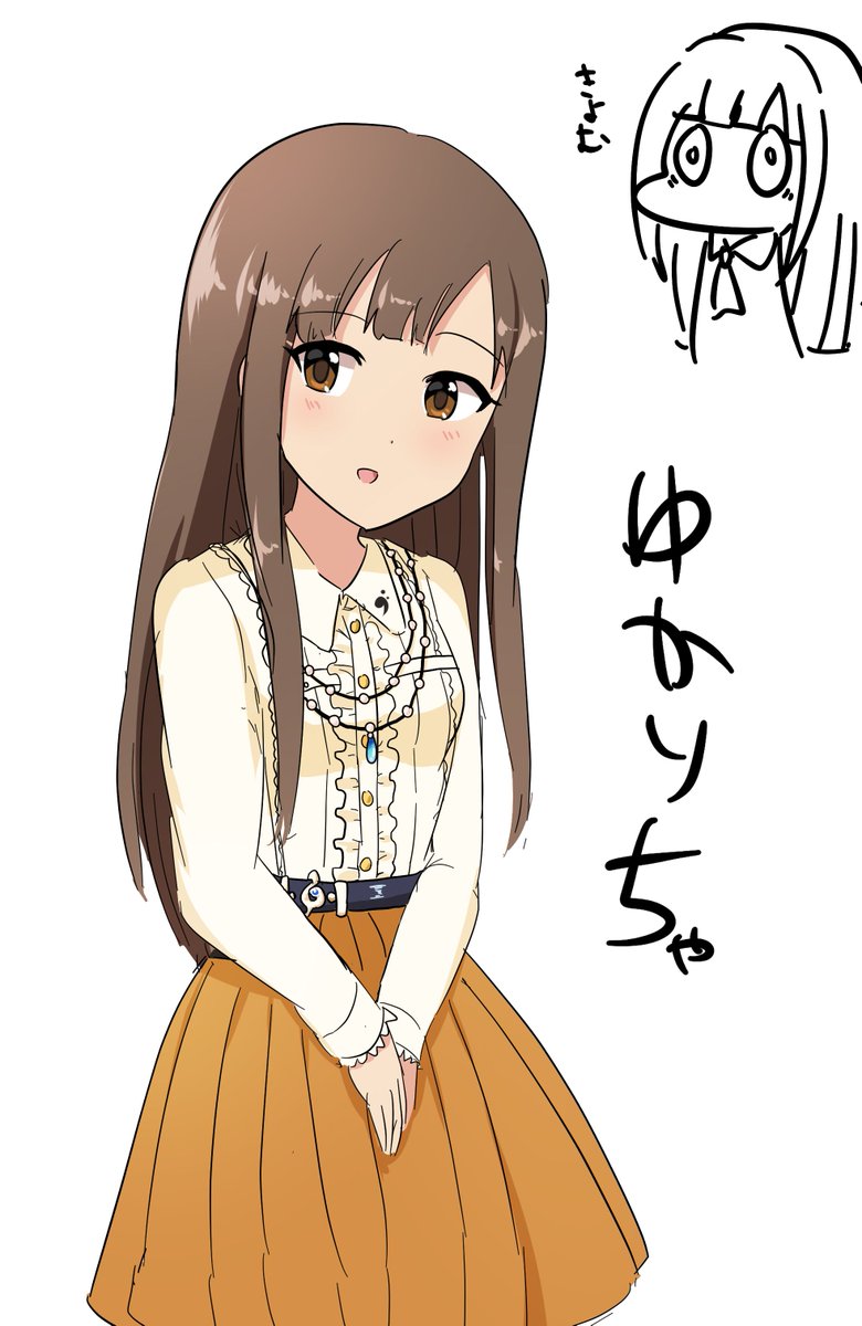 配信で描いた水本ゆかりちゃんです 