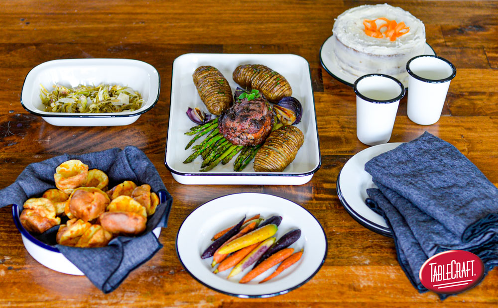 tablecraft_fs's tweet photo. A table set with our creamy white #TableCraftEnamelware is both traditional and on-trend. Hoping to keep your enamelware looking its best? Check out our care & use guide, now up on our blog: https://t.co/rURYPXIFk2
#Enamelware #EnamelwareCareGuide #FarmhouseTable https://t.co/QUCODD1iDC