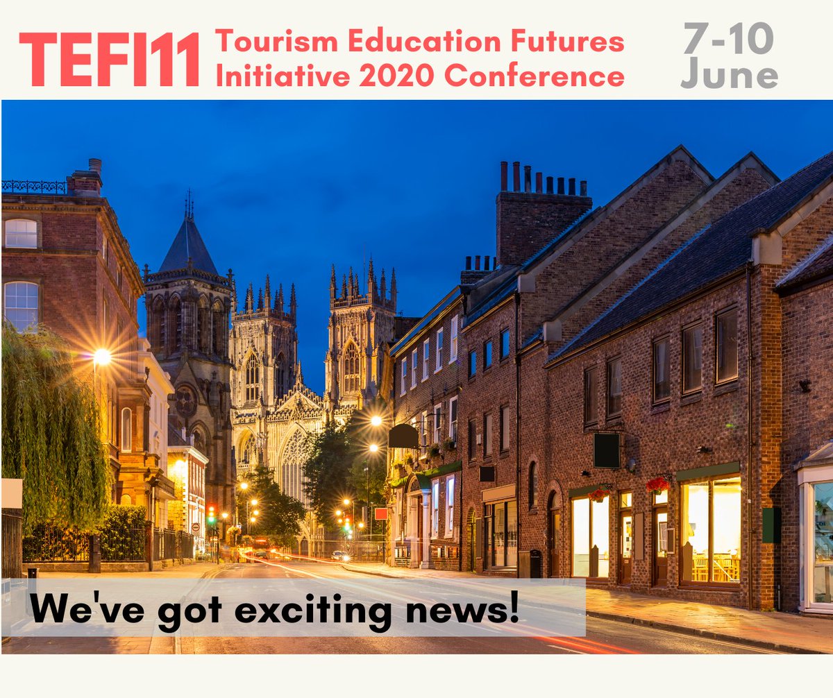 Tourism Education Futures Initiative (TEFI) (@tefi_2020) on Twitter photo We're delighted to announce Prof. Dianne Dredge @ProfDredge as keynote speaker for the TEFI 11 virtual conference 'What's tourism got to do with it?' hosted by <a href="/YorkStJohn/">York St John University</a> <a href="/YSJBusiness/">York Business School</a>. For more info visit: tourismeducationfutures.org We're delighted to announce Prof. Dianne Dredge @ProfDredge as keynote speaker for the TEFI 11 virtual conference 'What's tourism got to do with it?' hosted by <a href="/YorkStJohn/">York St John University</a> <a href="/YSJBusiness/">York Business School</a>. For more info visit: tourismeducationfutures.org