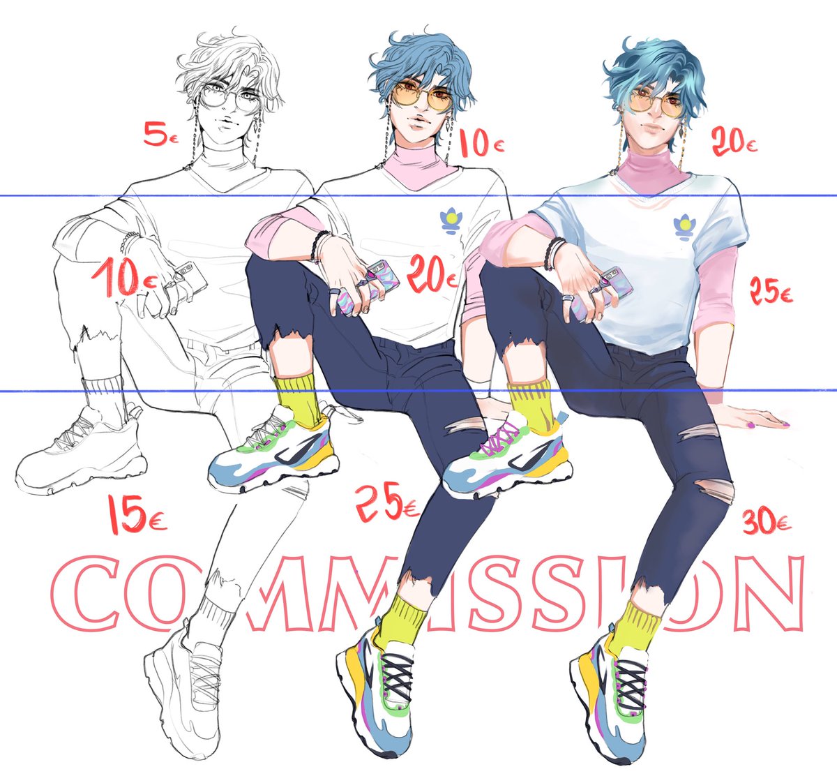 illiumdraws's tweet photo. Commission prices 🥰RT are highly apreciated 🌙⭐️✨ https://t.co/BAW5Yb8asY