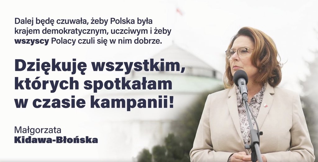 MWielichowska's tweet photo. Proszę, nie odbierajcie @M_K_Blonska prawa do tego, by samodzielnie podjęła decyzję i samodzielnie o tym powiedziała podczas konferencji. To Jej prawo i Jej siła. Taką klasę jak Ona ma niewielu, choć wielu chciałoby taką mieć. ➡️ https://t.co/KSSbiEpTVH
#Kidawa2020 https://t.co/AWKv2yMVFd