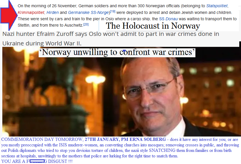 eddysnet's tweet photo. Are you lending an ear to this Norwegian PM 
No terror in Poland; bec  no terrorists in Poland
@erna_solberg @abidraja @NTBVaktsjef @Stortinget 
@IsraelinNorway @IDF @simonwiesenthal @netanyahu 
@PolandMFA https://t.co/336evMYBya