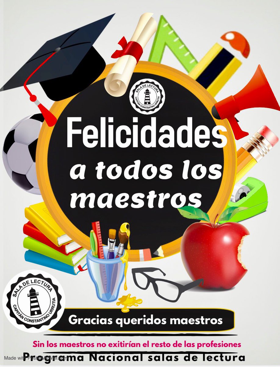 de_ccu's tweet photo. ¡Gracias queridos maestros y maestras!Sin ustedes no existirían el resto de las profesiones. Si tú que me lees tuviste un buen y querido maestro(a) te invito a contarnos de él o ella.¡Buena mar y mejores lecturas! #programanacionalsalasdelectura #repúblicadelectores https://t.co/qrLWBNXWfD