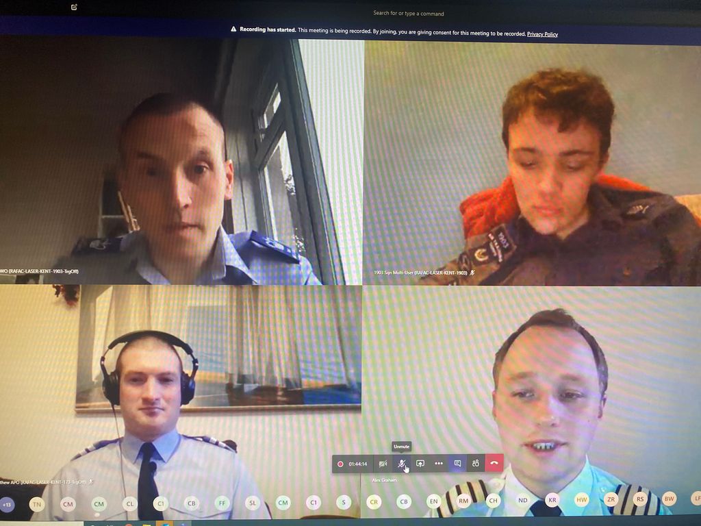 We’re up and running! 

1903 has been delivering virtual sessions for the past few weeks. 

This week we had Alex, a <a href="/Ryanair/">Ryanair</a> Captain, talk to cadets about how to become a commercial airline pilot. Great session, thanks to Alex for giving up his time