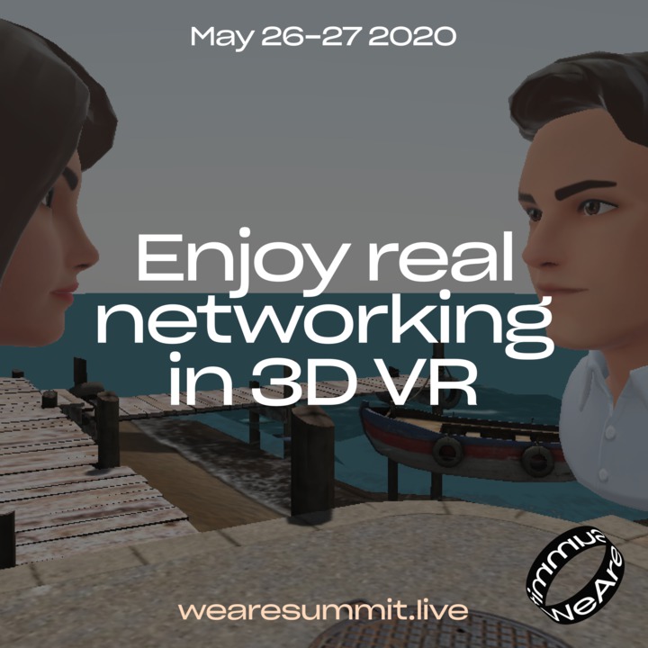 WeAre_Startups's tweet photo. You might have attended a Zoom conference. A YouTube livestream. Or a Livestorm webinar. Do tell: How was the networking? 🙃

Welcome to WeAre Summit – an attempt at the world's first virtual startup event. Try it out on https://t.co/YWSNfFVeBl #wearesummit https://t.co/cggsv0U9Cb