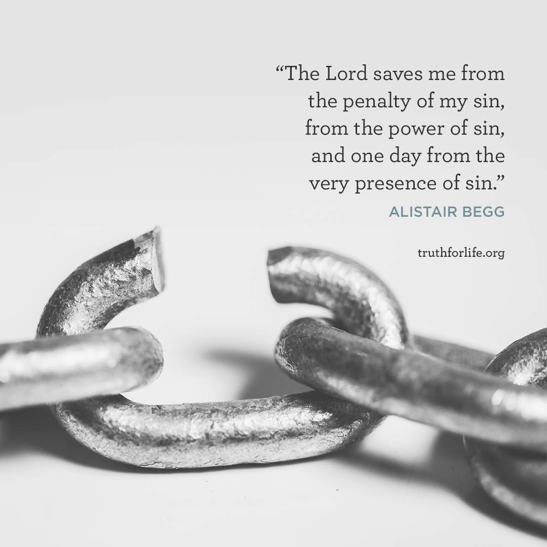 AlistairBegg's tweet photo. The Lord saves me from the penalty of my sin, from the power of sin, and one day from the very presence of sin. https://t.co/KKMiPVmTeG https://t.co/GgJ7M8TnXR