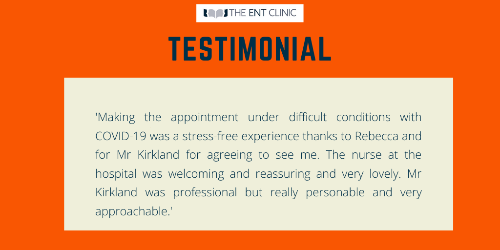 The_ENT_Clinic's tweet photo. We are so pleased to hear about our patients’ positive experience when visiting @The_ENT_Clinic We love hearing from you. Keep in touch and stay safe. #Hastings #Eastbourne #EastSussex #Kent #virtualconsultations #BestofEastbourne #TBOHastings #stleonardsonsea #TunbridgeWells https://t.co/iGVi7QDdb4
