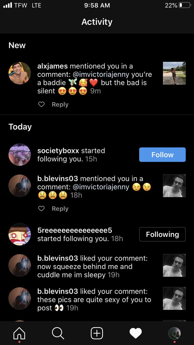 VictoriaJennyC's tweet photo. @GabbieHanna @AlxJames10 now he’s harassing your supporters #badkarma #gabbiehanna #alxjames https://t.co/O59diisYUH