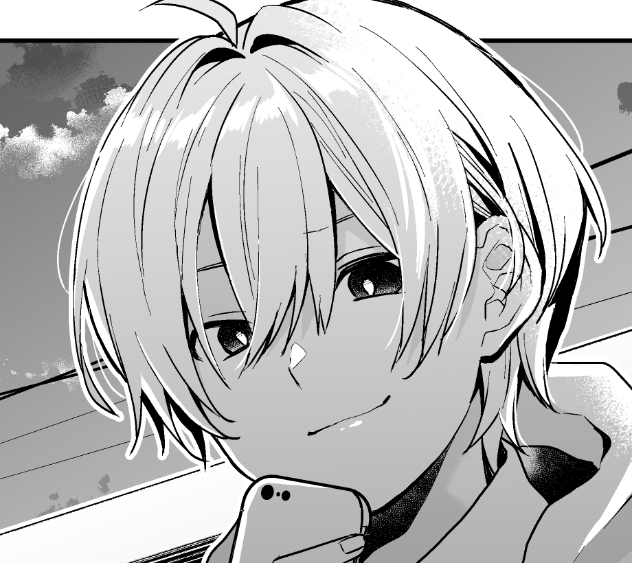 進捗の颯太?
好きな顔に描けた? 