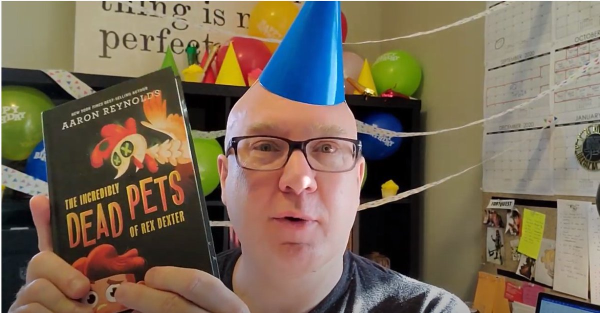 M_Aceves_'s tweet photo. Timberwolves, you are going to love 
@areynoldsbooks newest book The Incredibly Dead Pets of Rex Dexter! Check out this video where he shares the first 2 chapters and then come and meet him on May 21st at 1:00 p.m.! https://t.co/mUJJ5bjF98? 
@SBISDLib @AprilBlanco1 @SBISD https://t.co/FTgPrAagiP