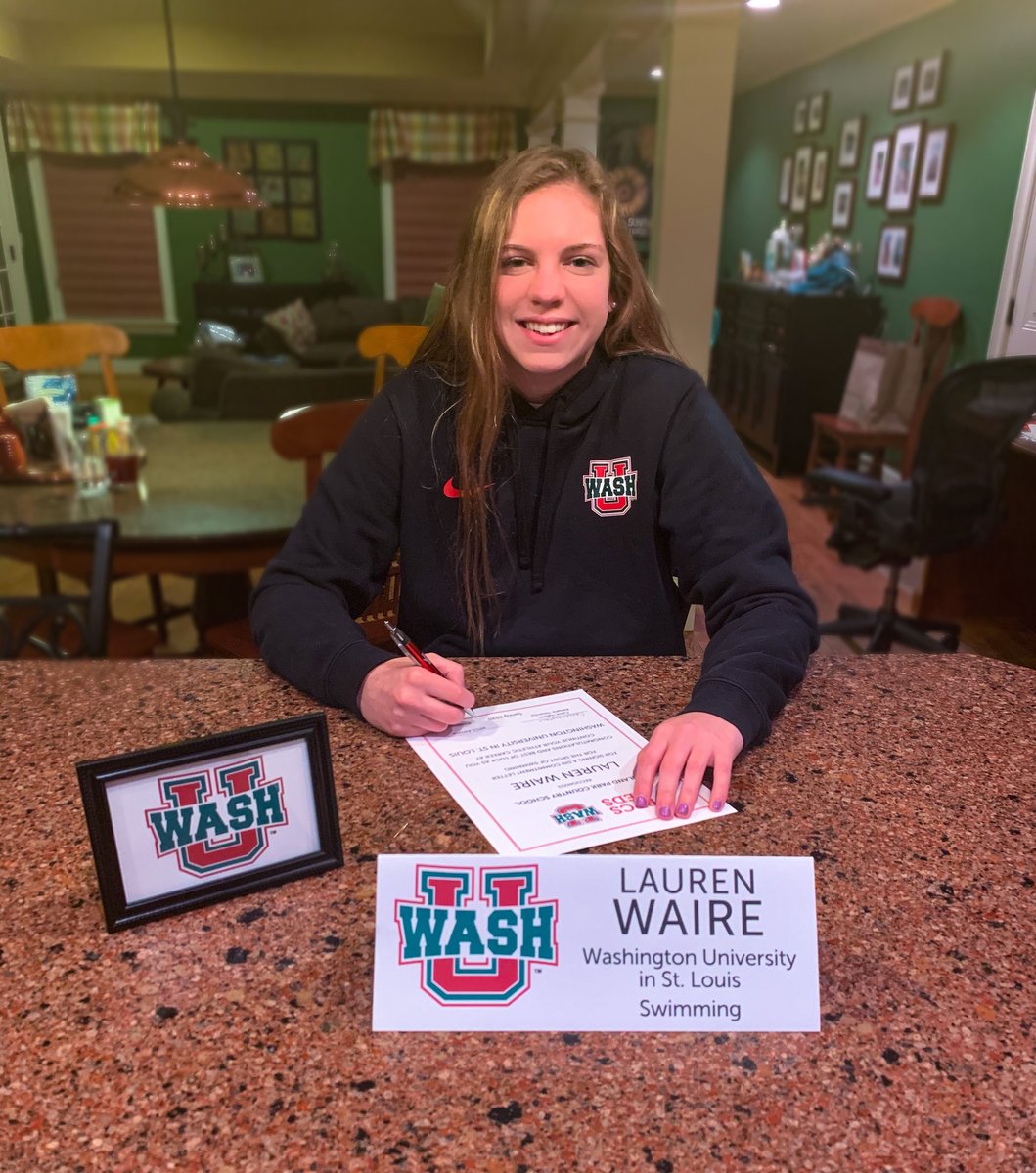 RPCSathletics's tweet photo. Congratulations to Lauren Waire on her commitment to @WASHUSwim! #nextlevelREDS https://t.co/WyYPQAwwky