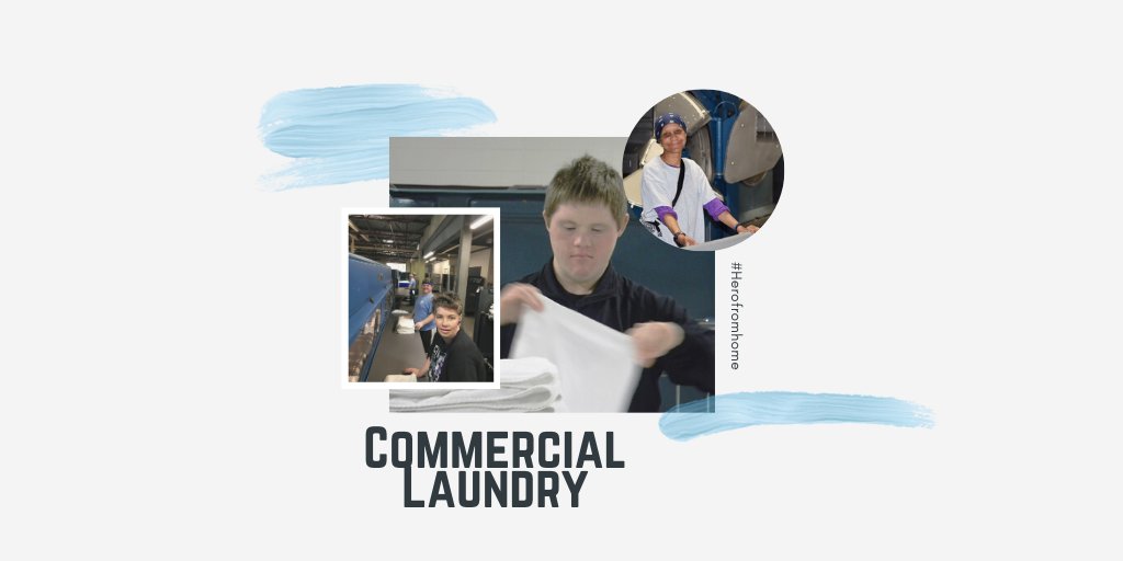 With the low work demand and the seriousness of the COVID-19, in order to continue our mission, The Point Commercial Laundry is asking you to be a #Herofromhome thepointarc.org/news/be-a-hero…