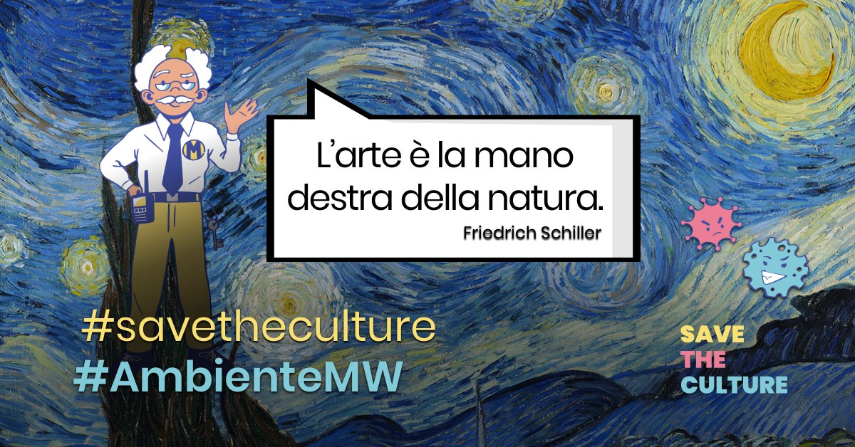 #AmbienteMW è un tema complesso. Che dire? Beppe un'idea ce l'ha: molto si può imparare dall'#arte, dove le due creazioni, umana e naturale, sono in dialogo dalla notte dei tempi. Salvare la #cultura è anche questo, riscoprire ciò che abbiamo perduto #savetheculture <a href="/MuseumWeek/">ᴍᴜsᴇᴜᴍᴡᴇᴇᴋ 🏛</a>