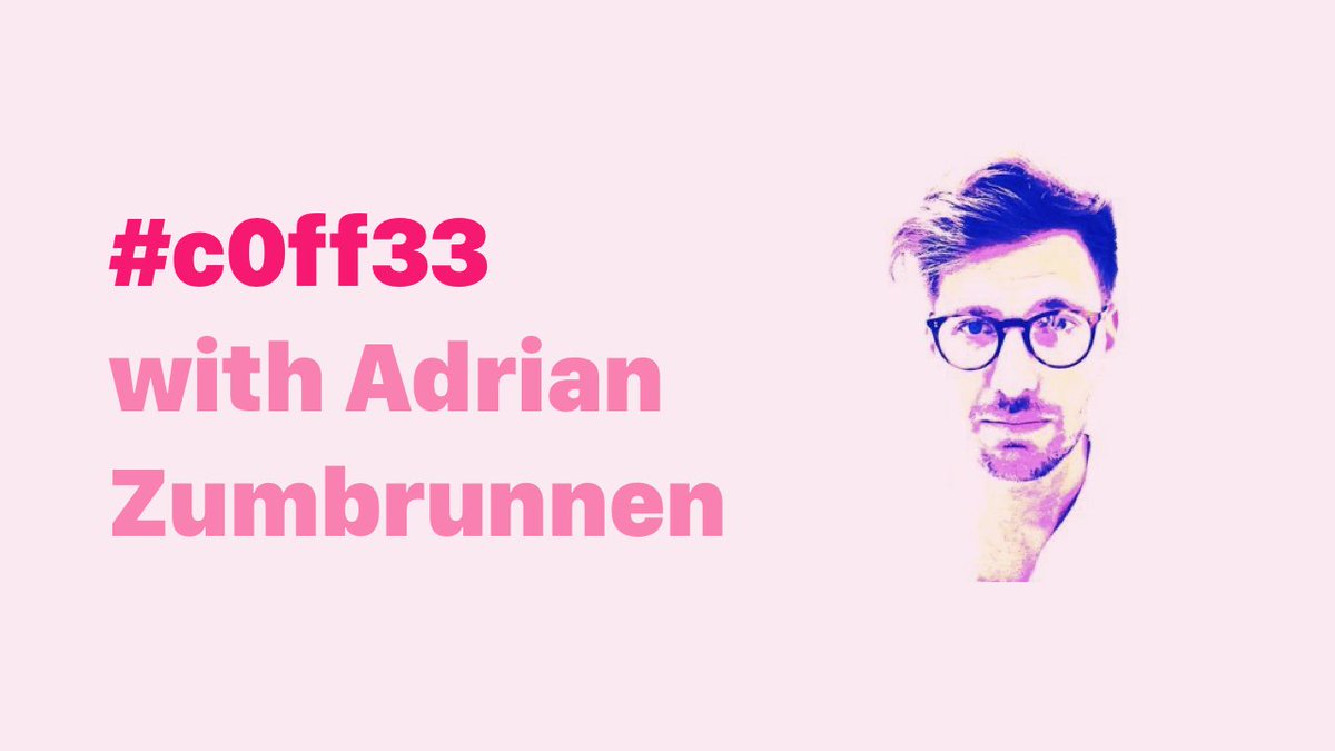 Before the pandemic, <a href="/azumbrunnen_/">Adrian Zumbrunnen</a> and I had #c0ff33 together in Zurich. We talked about product design at Google and Wikipedia. Listen to the full 52min conversation here: tinyurl.com/c0ff33-with-Ad…