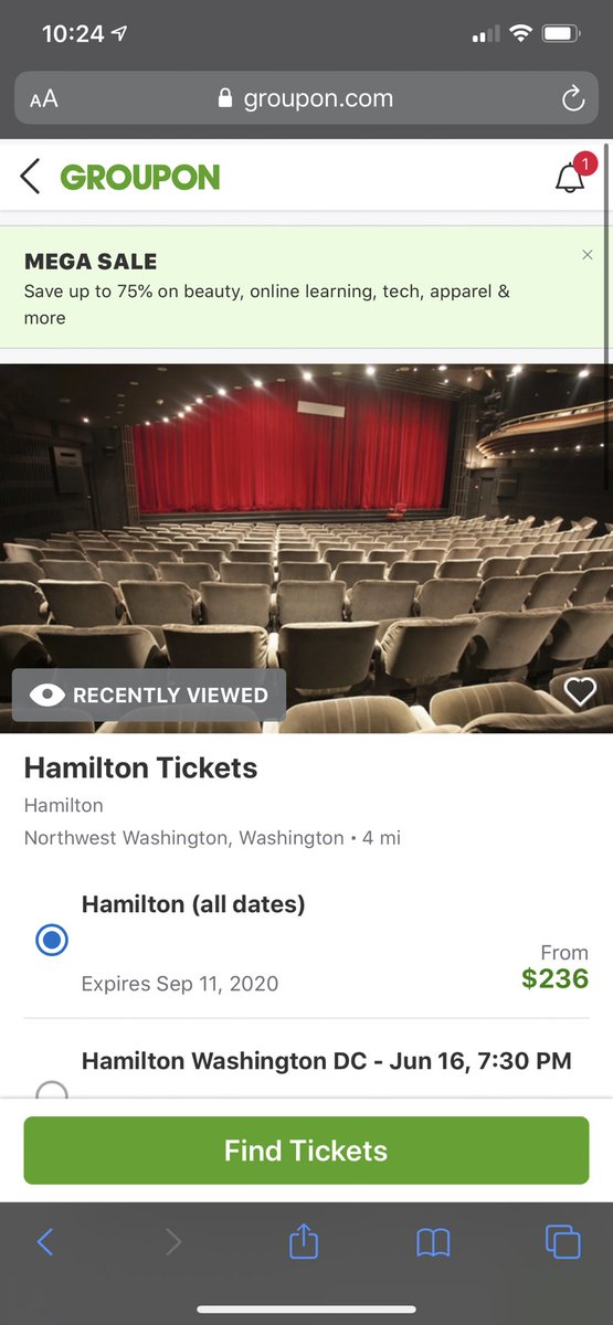 pmckie01's tweet photo. ⁦@Groupon⁩ how’re you selling tickets to a show that’s already been cancelled?? https://t.co/MqXGScmhqp