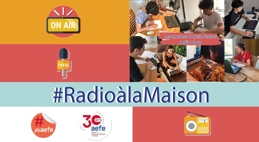 #RadioàlaMaison 🎧 | Des ressentis vraiment variés : rapport au temps, réflexion sur soi, relation aux autres, travail à distance : témoignages croisés sur le #confinement recueillis par des web reporters du <a href="/LFPasteur/">Lycee Pasteur SP</a> de São Paulo 🇧🇷 ➡️ ow.ly/45sK30qGlDx