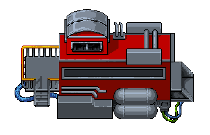 Hyptosis's tweet photo. More WIP on the sky Caboose! #SullyRPG #indiedev #indiegamedev #pixelart #pixleartist https://t.co/cYSobjYJsf