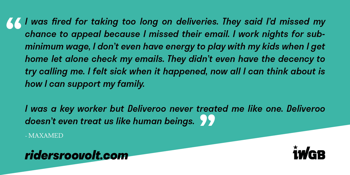 Deliveroo Riders RooVolt tweet media