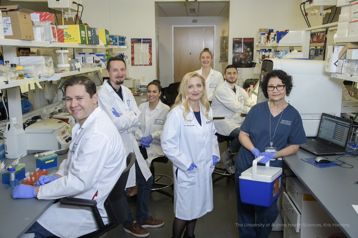 HerbstKralovetz's tweet photo. Happy Friday! Grateful 🙏 for my team and all their hard work during this challenging time—missing my lab 🧫 🔬and in person meetings though! 
#BearDown #TeamWork  
@LaniewskiPhD @ElisaShares @michaelkhn_ @CamrynGarza @uazmedphx @UAZBIO5 @uacomp_obgyn @UAZCancer @UAWomenAcadMed https://t.co/ddyuFn9cyq