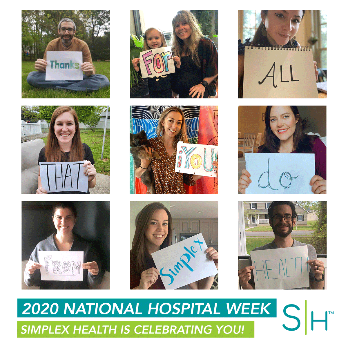 simplex_health's tweet photo. We are sending our deepest gratitude to hospitals, health systems, &amp; healthcare workers who keep our community healthy &amp; safe! 🙌 We're very grateful to partner with some of the best in the business. From everyone at Simplex Health, thank you for your hard work &amp; dedication. ⁠ https://t.co/nj65c1l6ds