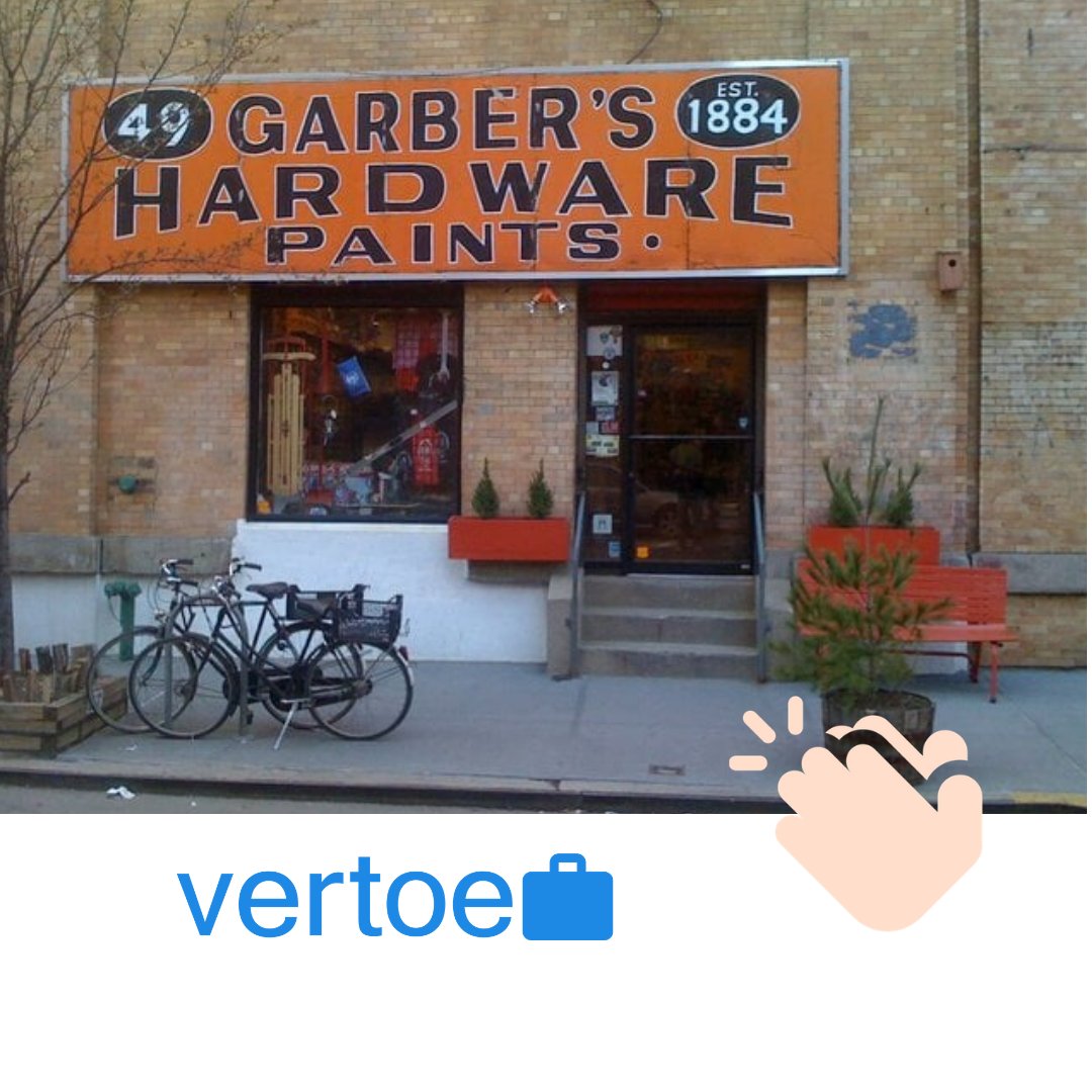 Come support small businesses #vertoepartnersupport

Today's Partner Spotlight
Garber Hardware in NYC is open for business.
Sells - Hardware, Paint Sundries, Electrical &amp; Plumbing &amp; Home &amp; Gardening tools.

yelp.com/biz/garber-har…
#supportsmallbusiness