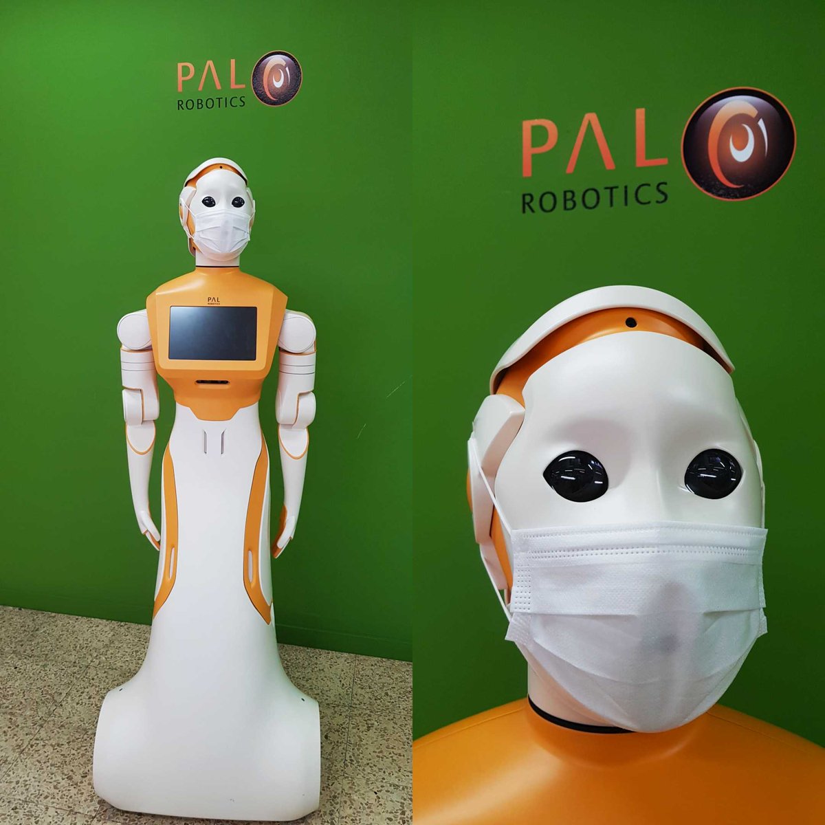 PAL Robotics on Twitter: "Happy Friday and do like #ARI does - safe! 🤖😷 #robot #robotics #socialrobot #weekend #friday #collaborative #StayAlert #StaySafe #coronavirus #COVID19 https://t.co/4jSBYpVxIq" Twitter