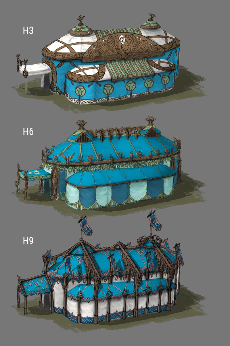 ConceptDojo's tweet photo. Sieg camp, king’s tent design variations round 3 #fantasy #siege #king #tent #throne #designer #conceptart #contemoraryart #francisgoeltner #conceptdojo #drawing #digitalpainting #illustration #photoshop https://t.co/W9oDSiuikc