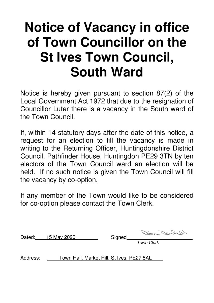 St Ives Town Council tweet media