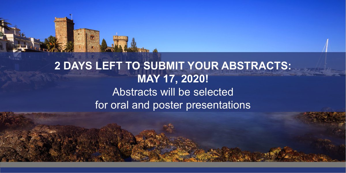 2 DAYS LEFT TO SUBMIT YOUR ABSTRACTS: MAY 17, 2020
JOHN GOLDMAN conference on #CML
October 2-4 2020 #ESHCML2020
➡Abstracts: bit.ly/3aUag64
➡Scholarships: bit.ly/2y8uhHU
➡More information: bit.ly/37Zd1BR
#ESHSCHOLARSHIPFUND