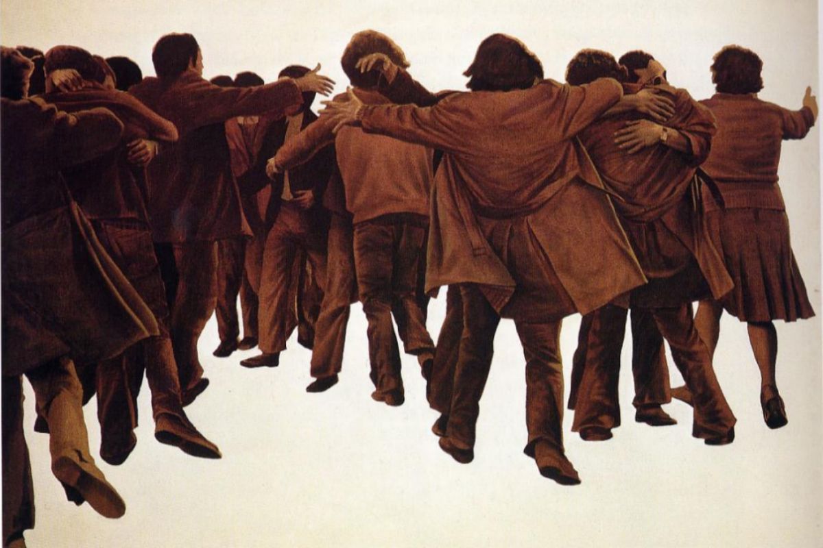 pepablanes's tweet photo. Dice Borja-Villel, director del @museoreinasofia en @laventana que El Abrazo de Genovés también refleja la precariedad https://t.co/l2T3t1wEAI https://t.co/dPN3t1HNp8