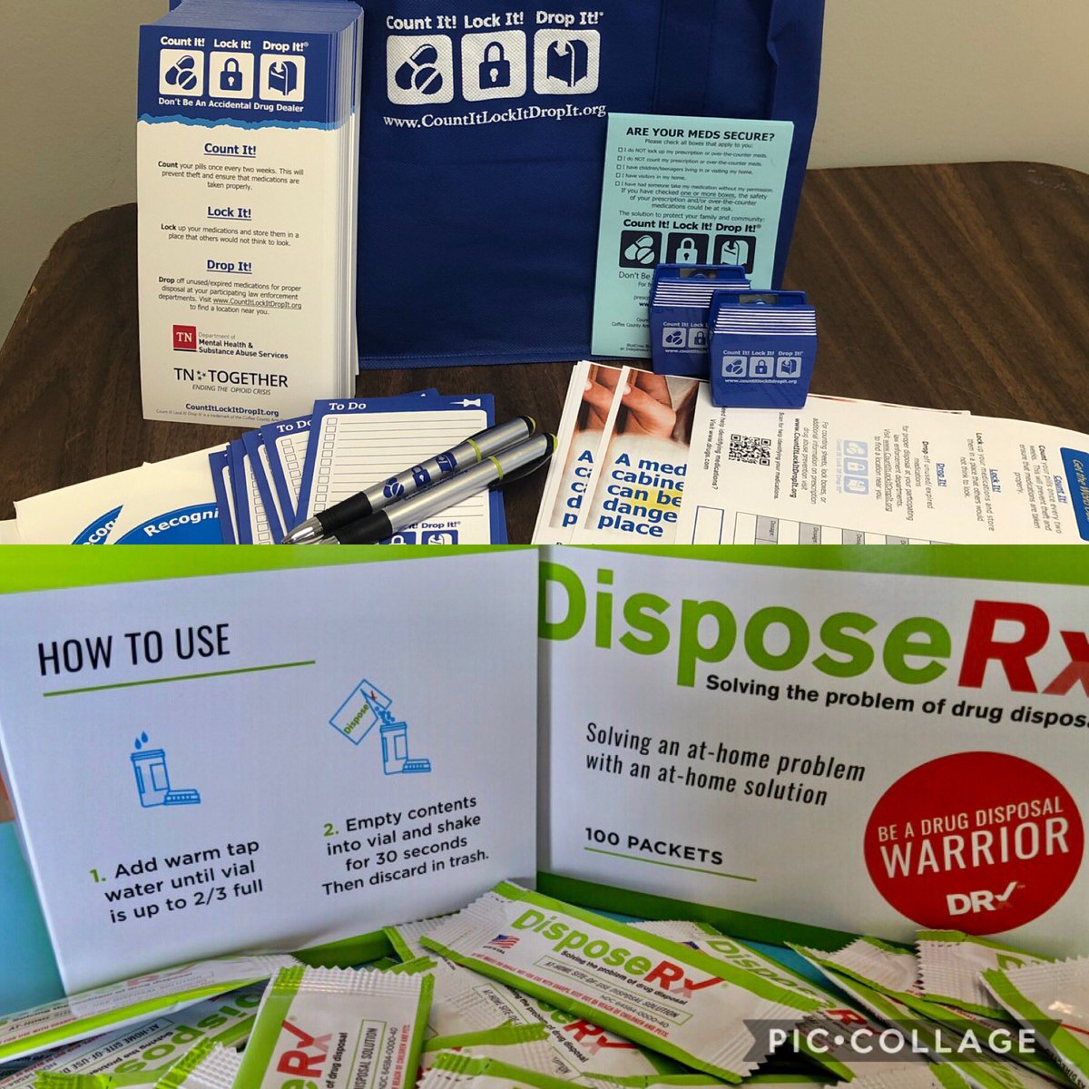 CountLockDrop's tweet image. **LOCK portion of giveaway ends today!** next week is the last week to enter our @DisposeRx giveaway! Link in bio on how to enter! #countlockdrop #quarantineprevention