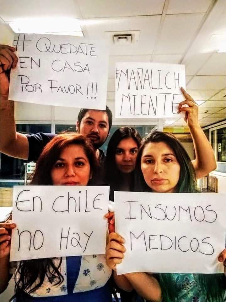 Vyckybetty's tweet photo. Mañalich y todos los que están en TV con el .
Creen que somos Wns 
Gobierno asesino....
Bla,bla,bla,bla con lo del hospital San José. https://t.co/e9rXNZUz4T