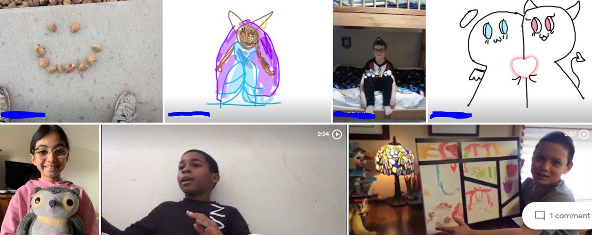 RPSGage's tweet photo. Check out our 3rd graders sharing their learning and feelings from home!  Grateful for our students and teacher connections @MsMickelsonRPS @JenniHorman @wanzek_drewM Mrs. Davidson Sra. BUDACH  and Sra. TORRES-HERBECK #connections https://t.co/z3qLLewXqQ